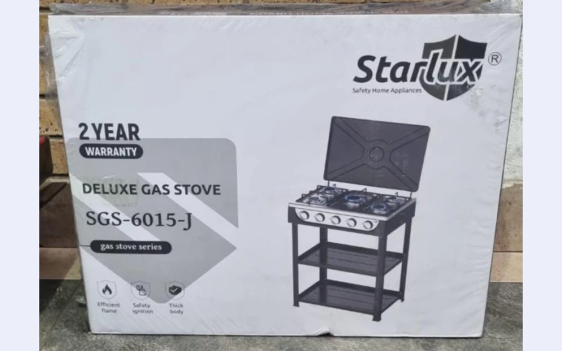 Upgrade Your Kitchen with the Starlux Free Standing Deluxe 5 Burner Gas Stove
