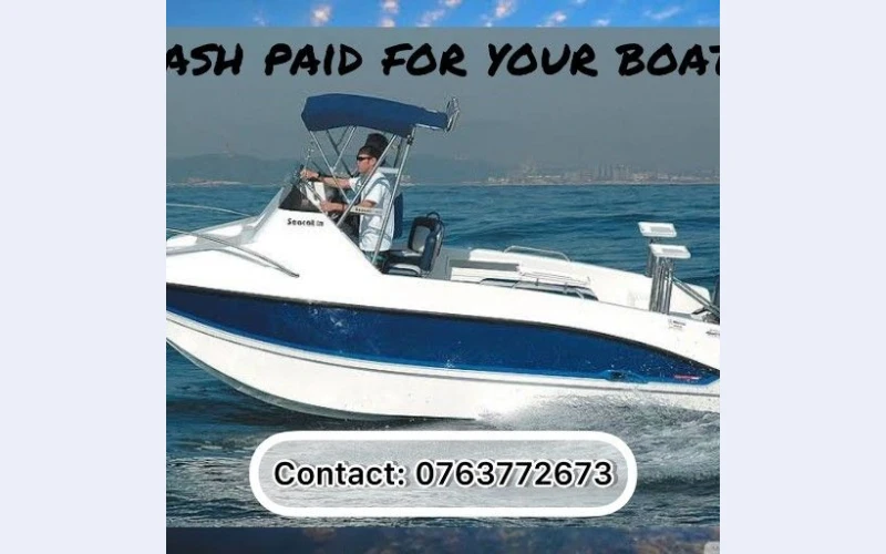 Cash Paid for your Boats and Outboards in Cape Town .