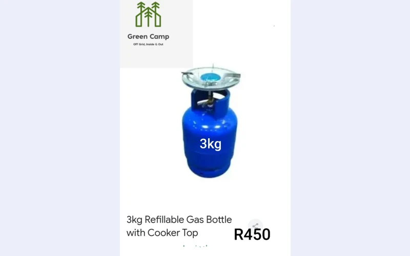3kg Gas Tank including Cooker Top