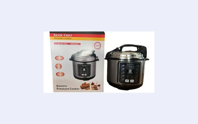 Sliver crest .6litre electric pressure  cooker.convenient  and food level indicators insiside the pot