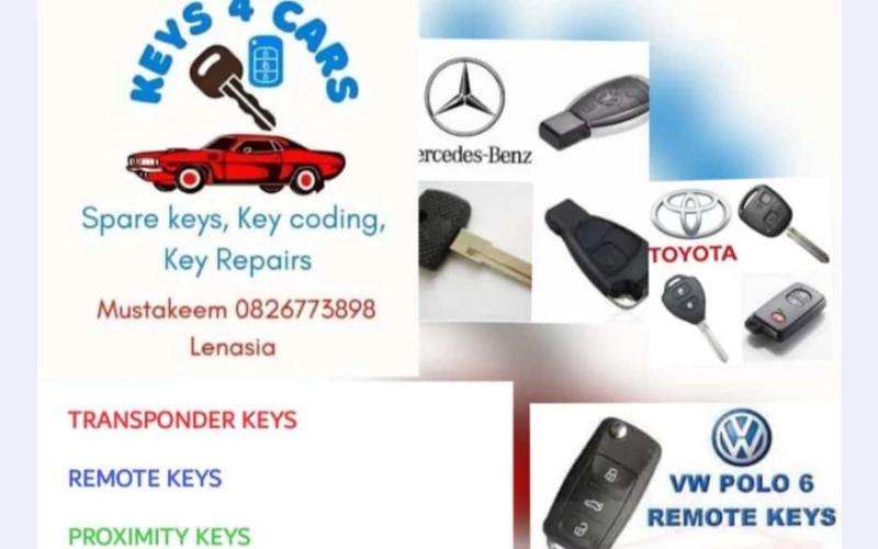 Car keys repair and remote. We are professionals in fixing car keys and remote .our rates are affordable and we promise your good quality service.let us know your problem, we will help you