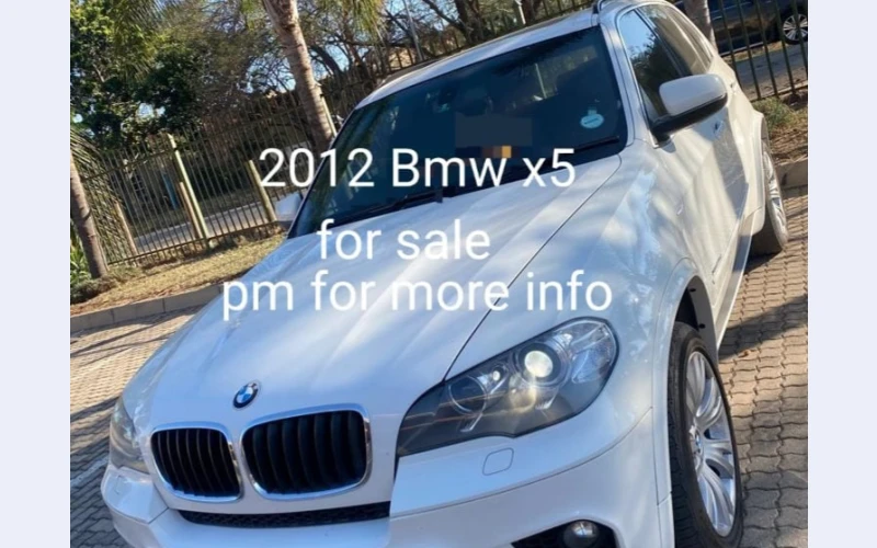 Bmw x5 model 2012 for sell.with this bmw you experience exceptional interior comfort and innovative functionality in asporty design. It has atwin power turbo