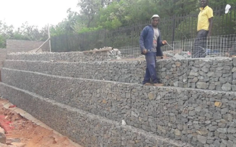 STONE WORKS: gabions, cladding,stone pitching, garden rocks for domestic and industrial  work.very advantageous to work with natural material.make your paving completely unique