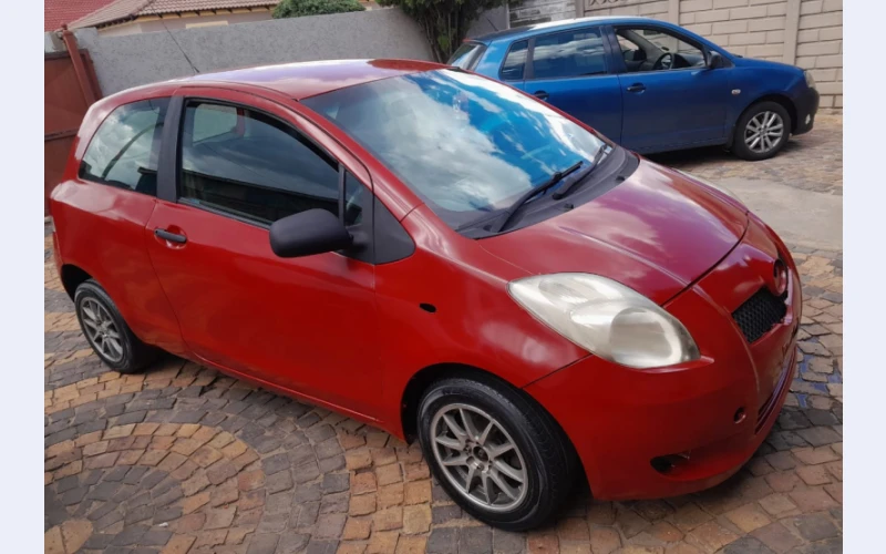 Toyota yaris for model 2011.the car still is still in perfect running condition and saves fuel.papers are in order and disc update. Its accident free car and resprayed due to sunburn