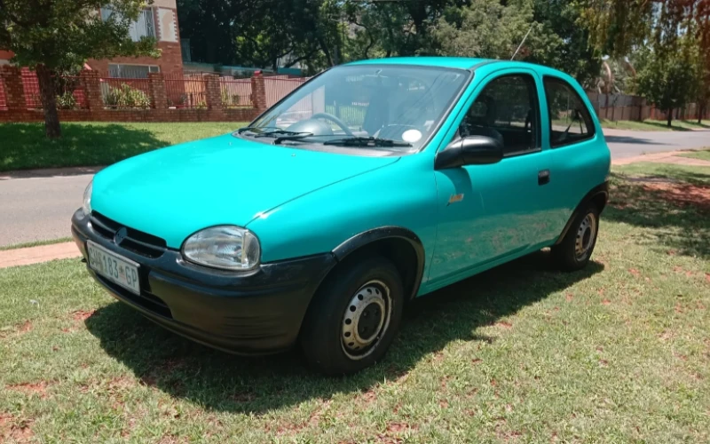 .opel corsa model 1997.still in perfect condition and service history is good. Very good car in saving fuel and its parts are accessible across the country. Disc up to date and papers are in good