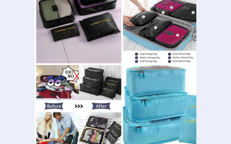 Travel organizers .good protecting clothes from getting dirty, tooth brushes , and many essential item .these are of good quality and affordable we are based in randfontein