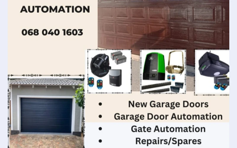 Garage door and gate automation in springs. We specialize in all kind of gate and garage automation. Enhance security at your home always
