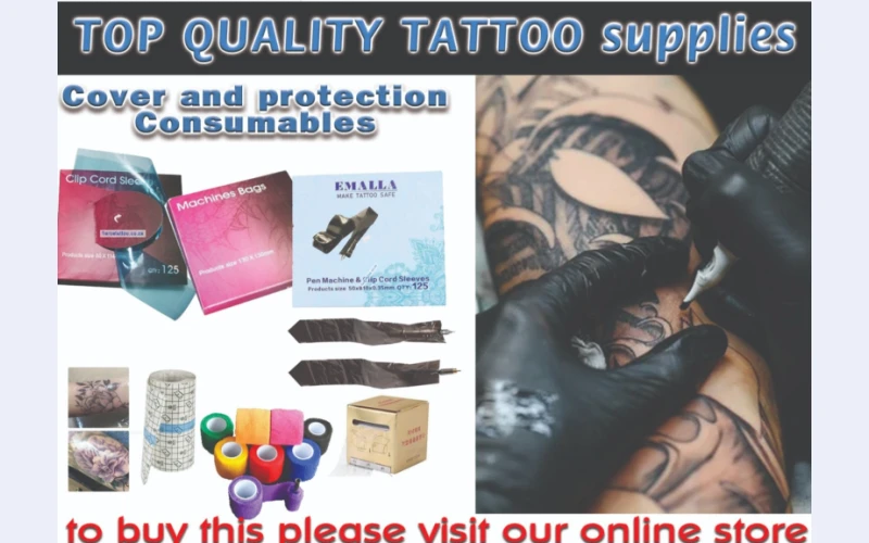 Fiece tattoo service in randburg we.supply long standing tatoo suppliers in South Africasince 2009 at good rates