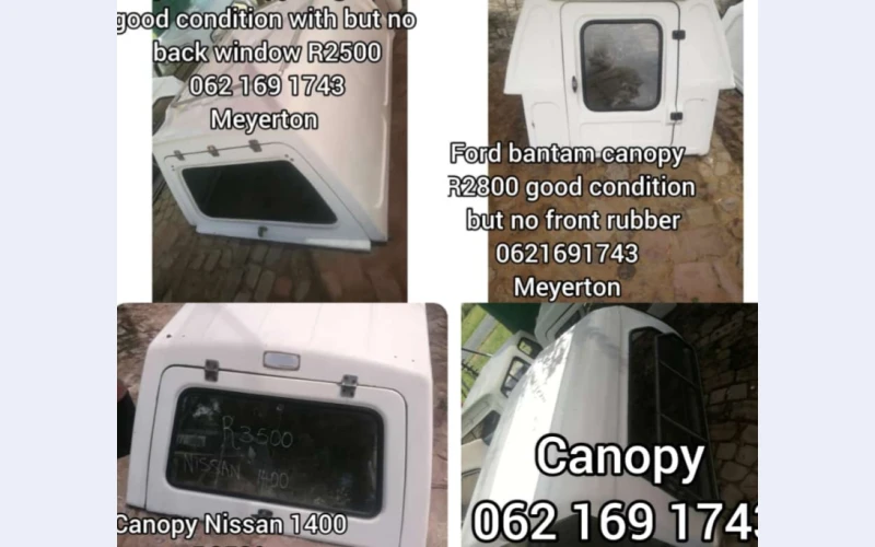 Canopy in meyerton for sell.we sell different kind of canopied of different cars at affordable rates. Come and select the good one you like