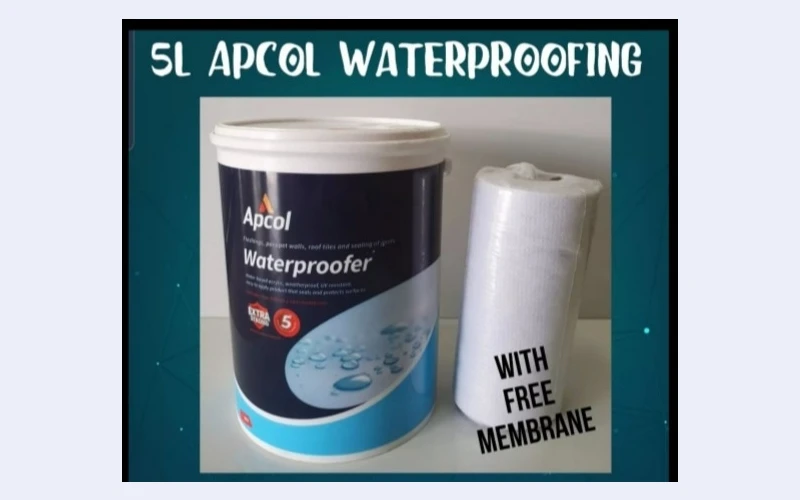 5litre water proofing in port shepston for sell .very strong product in preventing of rook leaking and damages.its affordable and reliable material .try it and instant results
