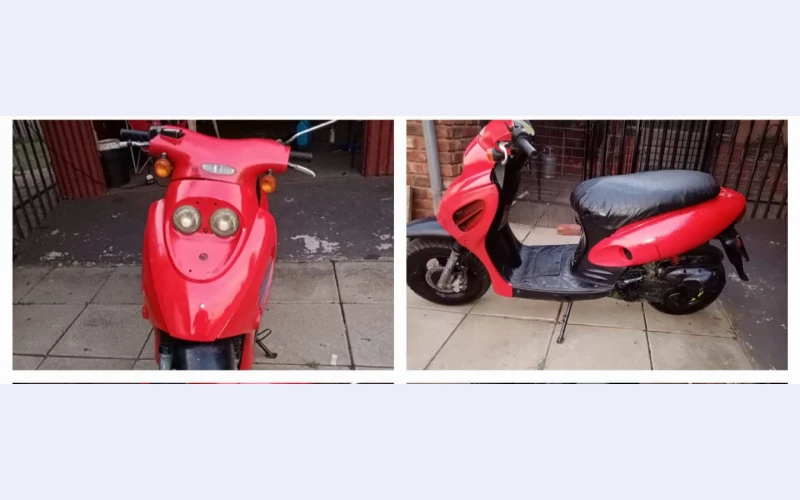 Scooter in Pretoria for sell.still in perfect running condition , it has fuel economy,ideal also for delivery work.its also affordable and easy to ride in aconjested towns