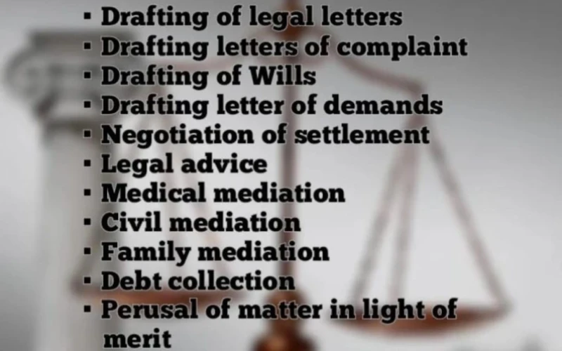 Legal and deb collection westvile. 08Specialize in drafting of legal letters, drafting letters of legal complant, drafting wills and many others.call us for more information