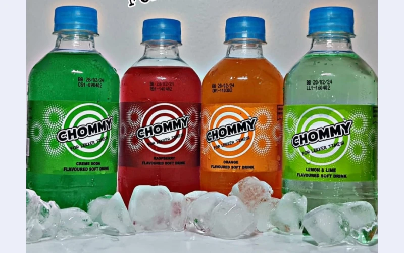 Chommy cold drinks in durban for sell.our cold drinks are manufactured too meet all our customers taste perfection. Its made in 6 flavours  with perfect ingredients which dont have side effect with human life