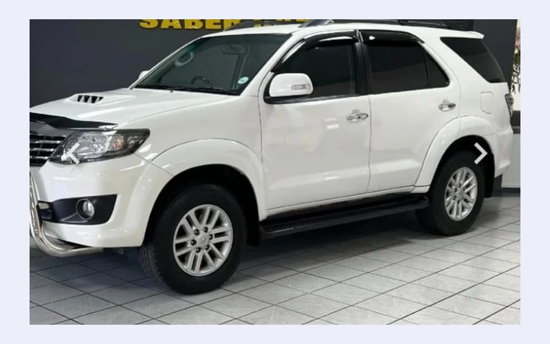 Toyota fortuner in benoni for sell .still in perfect running condition, it has airbags, service history is excellent  and very comfortable car