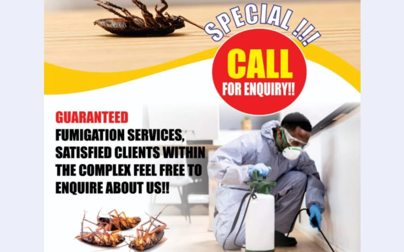 Pest control division in alberton. Fumigation services, satisfied  clients within the complex  .feel free to enquire about us