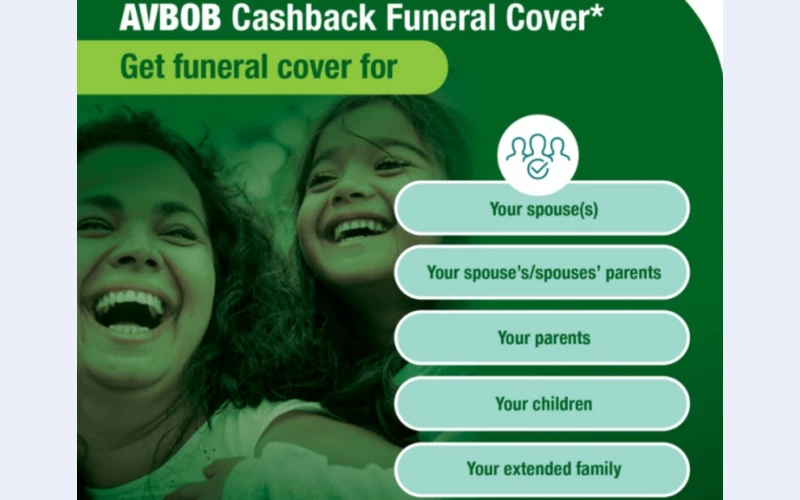 Avob cashback funeral cover Heidelberg .we cover you with premium  holiday insurance,financial protection and funeral