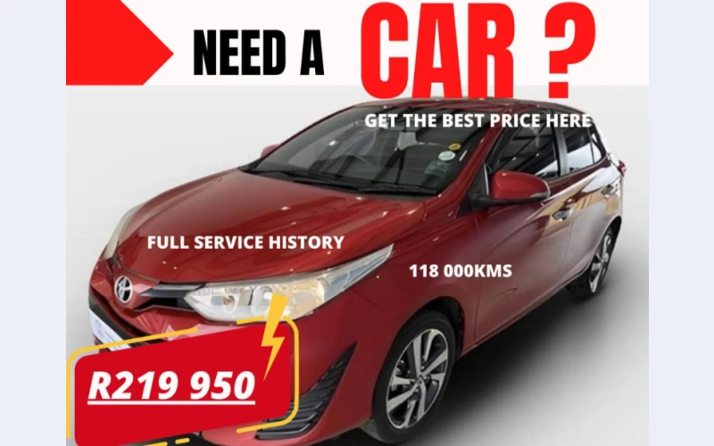 Toyota yaris in boksburg for sell.still in perfect running condition, service history excellent, fuel economy excellent and disc up to date.call for more information
