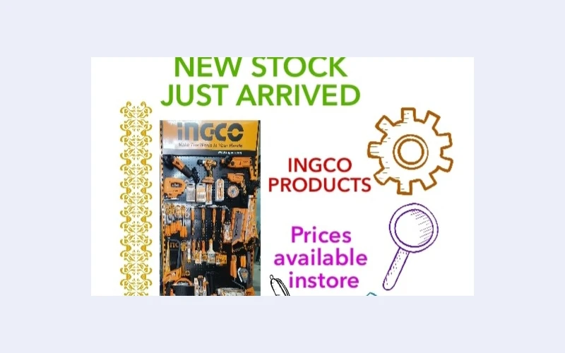 Ingco products in hibberdene. Item helps with any diy enthusiasts avillable at lower price.visit our store or call to enquire