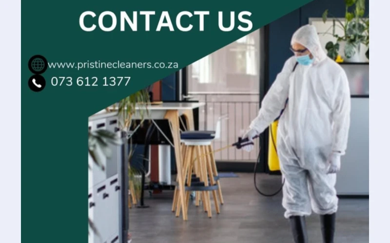 Pristiners cleaners in boksburg.our services includes Disinfection,spring cleaning,weekly maintenance,mobile laundry