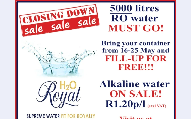 Unbeatable Water Sale: Stock Clearance Alert!