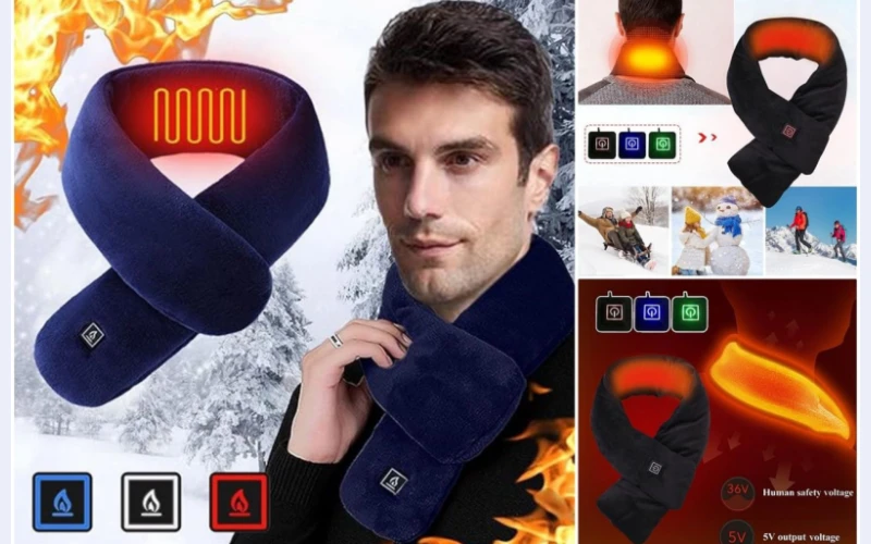 Stay Warm and Cozy with Our Intelligent Electric Heating Scarf