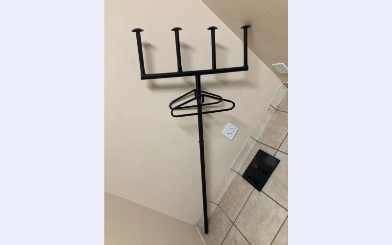 Motorcycle Helmet and Jacket Stand