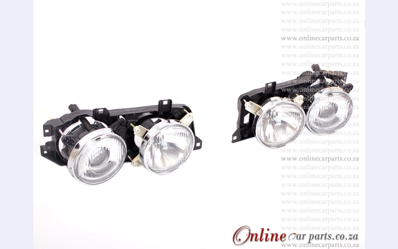 1989 Up - BMW E34 535i Left and Right Complete In + Out Headlamp Headlight