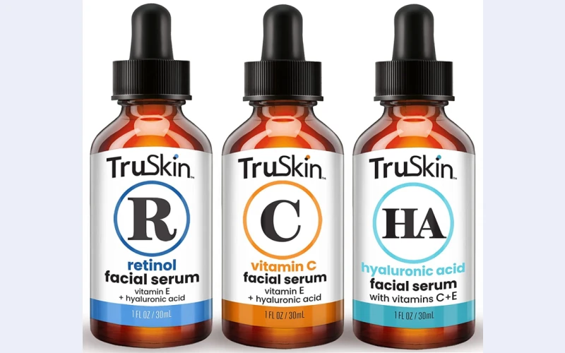 TruSkin Vitamin C Face Serum – [3 PACK] Anti Aging Facial Serum with Vitamin C, Hyaluronic Acid Free Shipping 2-3 Weeks