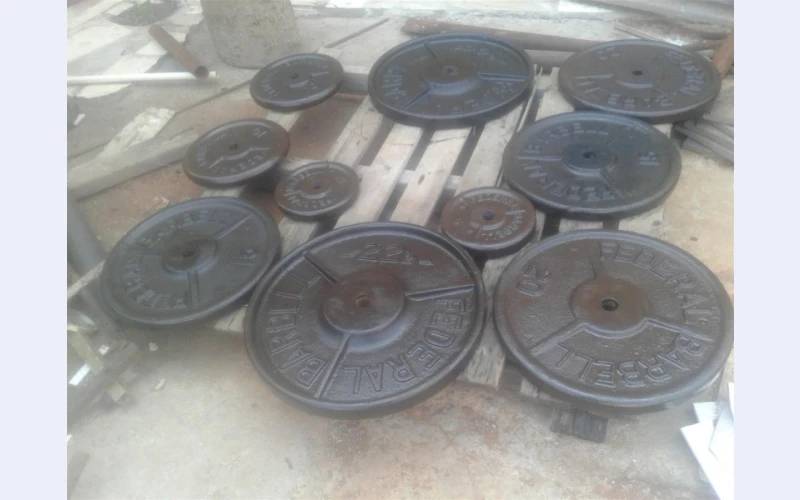 Original Federal gym weights 20 kgs plates