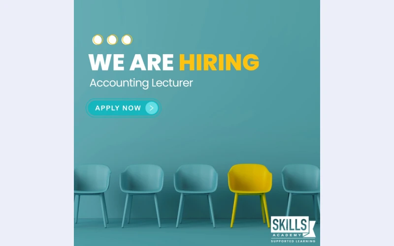 Accounting Lecturer- Urgent Hire