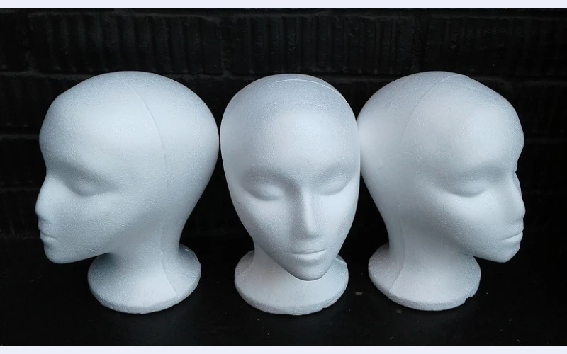Standard Polystyrene Display Heads For Sale