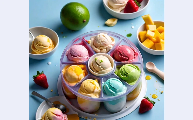 the Sweetest Variety of 8-Compartment Ice Cream Mold