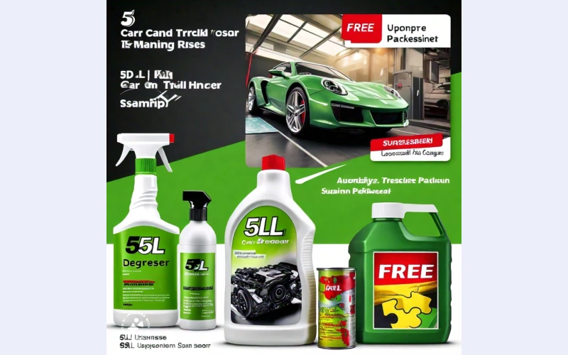 cleaning combo deal for household office and car with a Surprise item