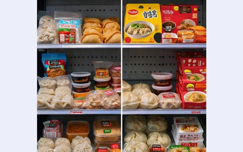 delicious-frozen-dumplings-and-sauces-for-the-taking