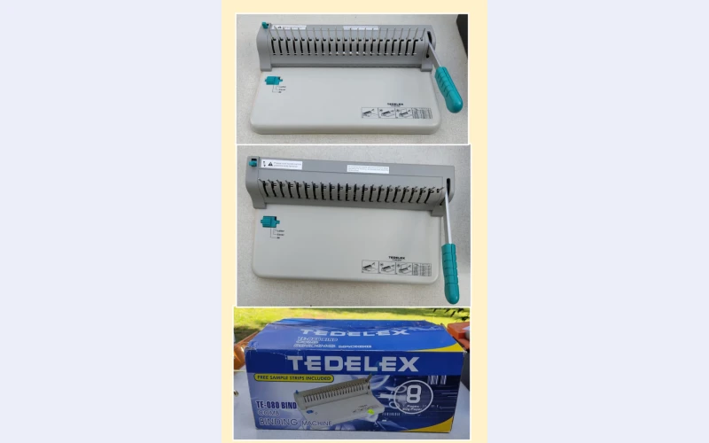 TEDELEX comb binding machine