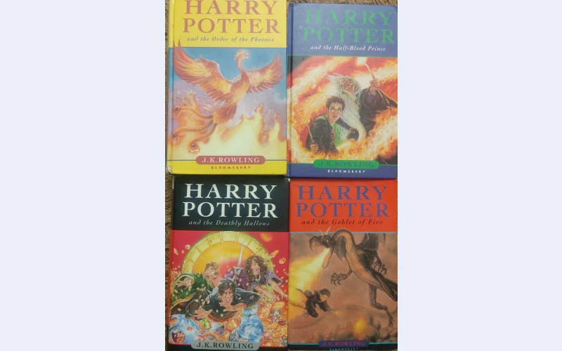 4-x-harry-potter-books-hard-cover