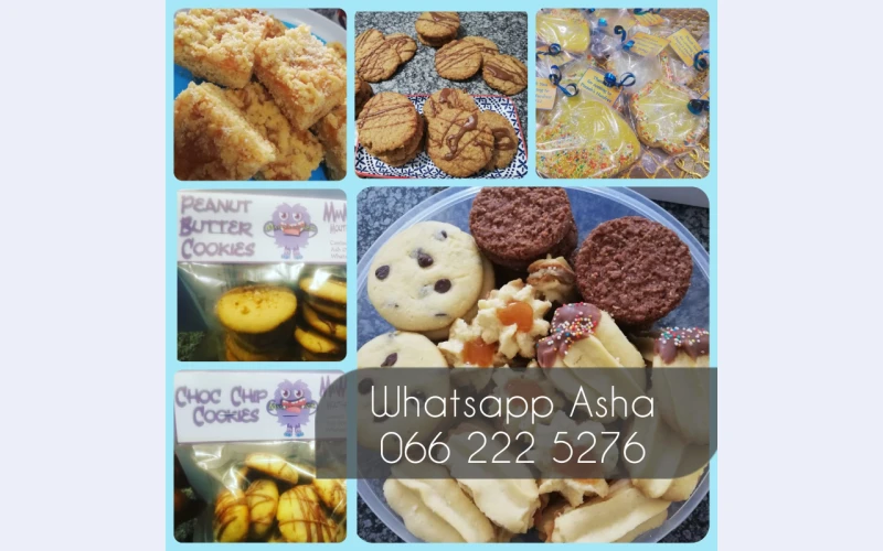 New Week Orders now open! Cookies/biscuits for all tastebuds. Perfect for that cuppa tea/coffee.