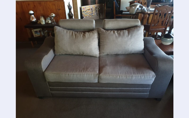 Relocation sale. 2 x 2 Seater two toned grey lounge suite Collection Bredell, Kempton Park