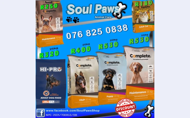 Get Quality Dog Food at affordable price in Primrose, Germiston Based