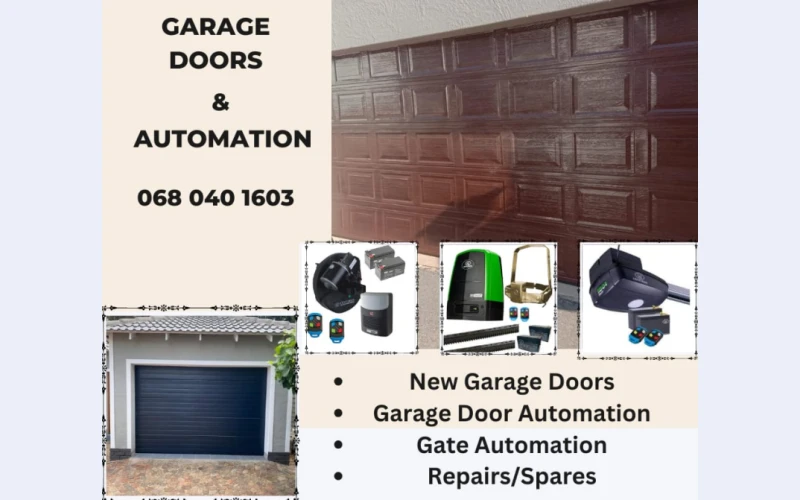 Garage door and automattion.we specialize in garage motor, spares,industrial roller shutters and panel replacement