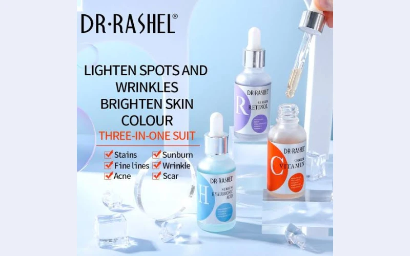 Dr Rashel Complete facial serum Vitamin C Serum Brightening and anti-aging. Advance moisture = brightening formula