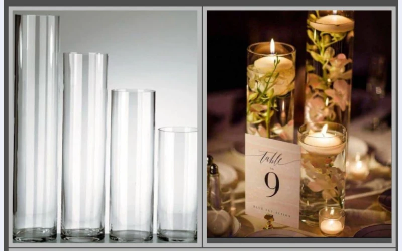 Cylinder vases ga ranked for sell.Our long glass cylinder vases are perfect addition to any table setting.call to place your order