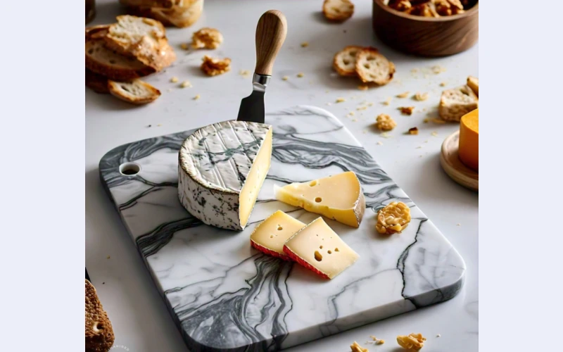 elevate-your-entertaining-game-with-our-stunning-marble-cheese-board