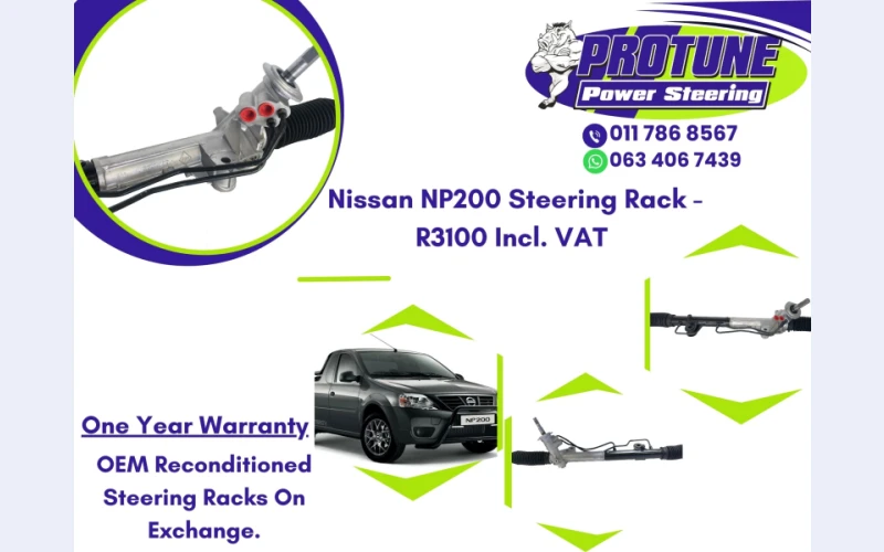 Nissan NP200 - OEM Reconditioned Steering Racks