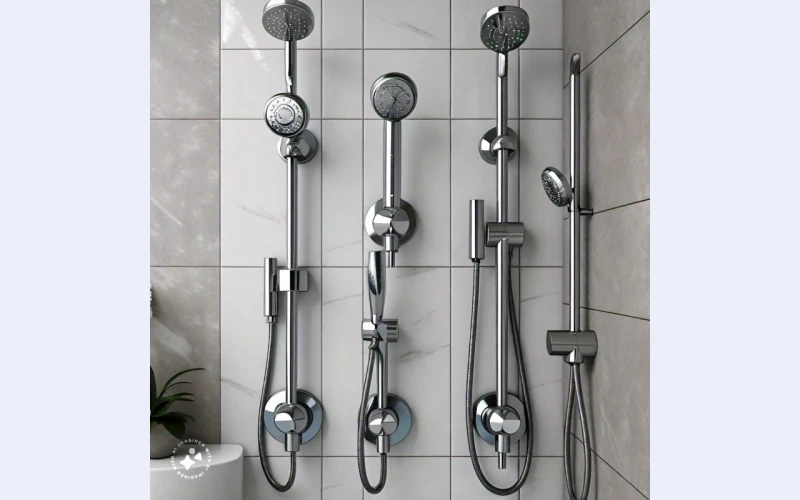 Perfect blend shower mixers and square design