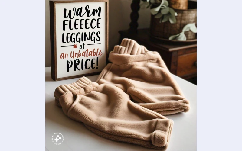 Cozy Up with Warm Fleece Leggings at an Unbeatable Price