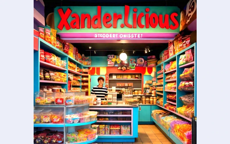 Xanderlicious Snack Shop.