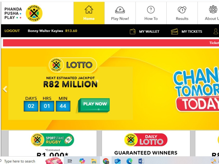 South Africa's Lotto Jackpot: R82 Million Awaits You!