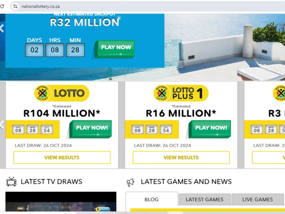 South Africa’s Lotto Jackpot R123 Million Guaranteed Win!