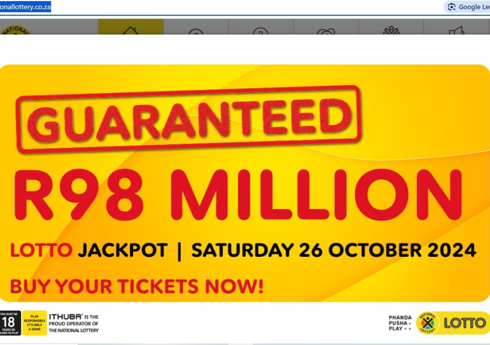 South Africa's Guaranteed R98 Million Lotto Jackpot – Don’t Miss Your Chance